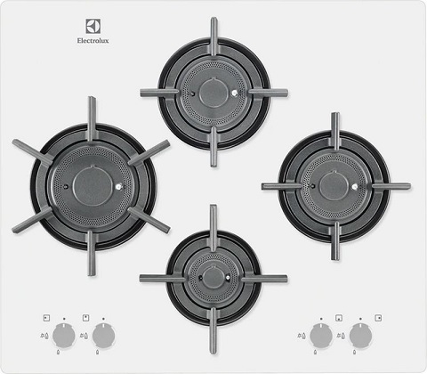 Варочная панель ELECTROLUX EGT96647LW, независимая, белый