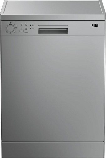 Посудомоечная машина BEKO DFN05W13S, полноразмерная, серебристая