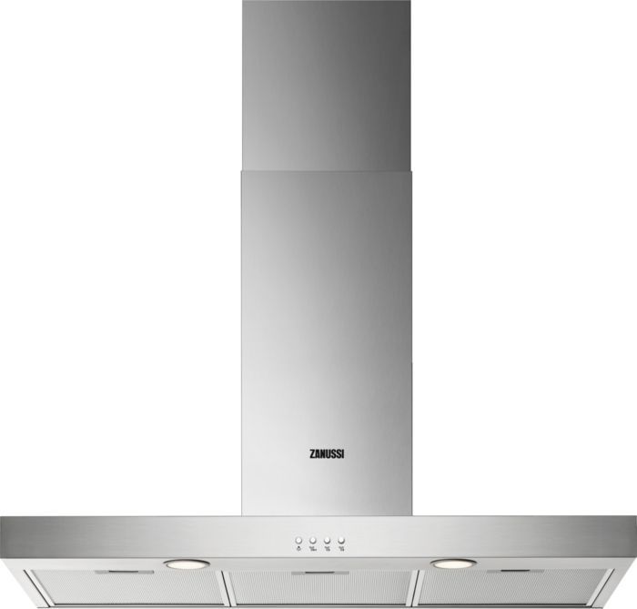 Вытяжка каминная Zanussi ZHB92670XA нержавеющая сталь управление: кнопочное (1 мотор)