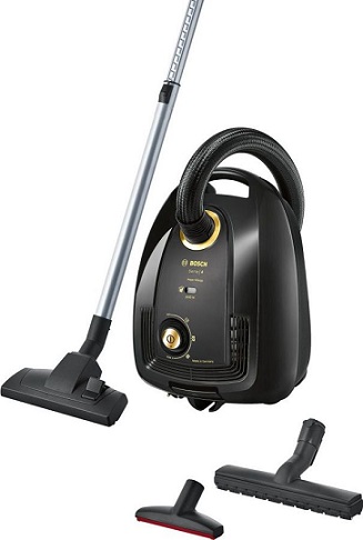 Пылесос BOSCH BGLS48GOLD, 2200Вт, черный