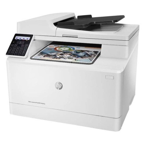 МФУ лазерный HP Color LaserJet Pro MFP M181fw, A4, цветной, лазерный, белый [t6b71a]