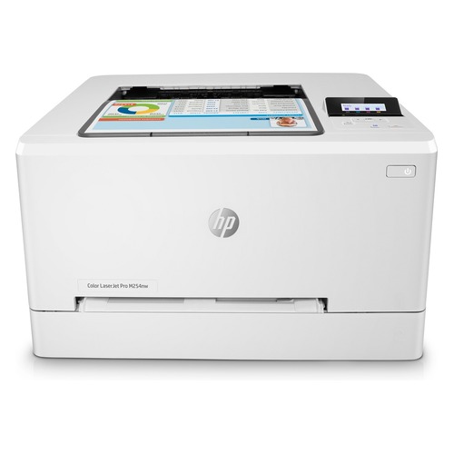 Принтер лазерный HP Color LaserJet Pro M254nw лазерный, цвет: белый [t6b59a]