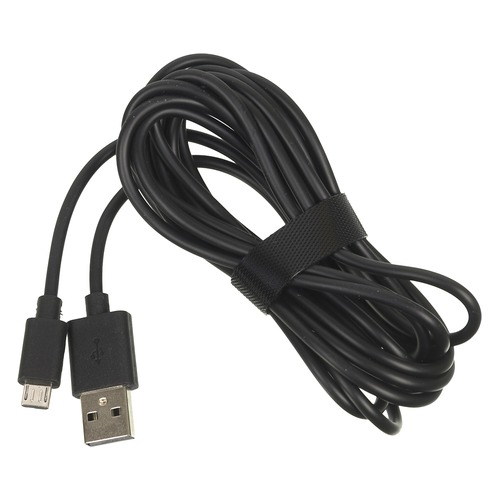 Кабель DEPPA micro USB B (m), USB A(m), 3м, черный [72229]