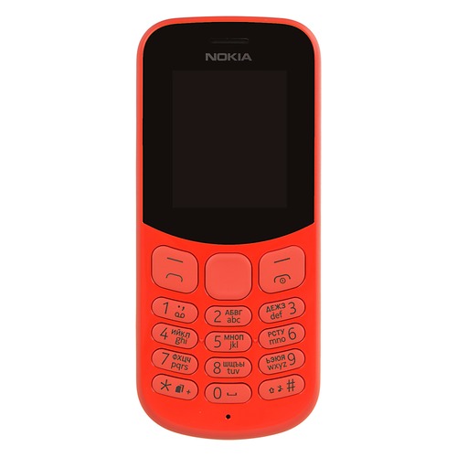 Мобильный телефон NOKIA 130 2017 Dual sim, красный