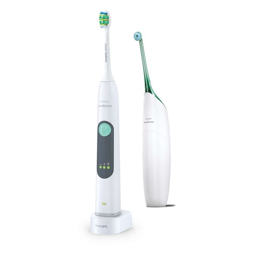 Электрическая зубная щетка PHILIPS Sonicare HX8274/20 + ирригатор белый