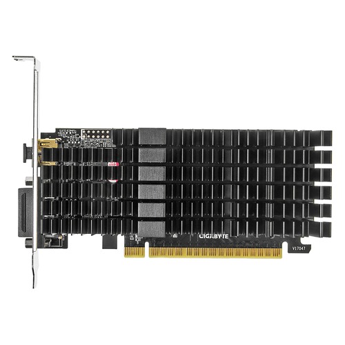 Видеокарта GIGABYTE nVidia GeForce GT 710 , GV-N710D5SL-2GL, 2Гб, GDDR5, Low Profile, Ret