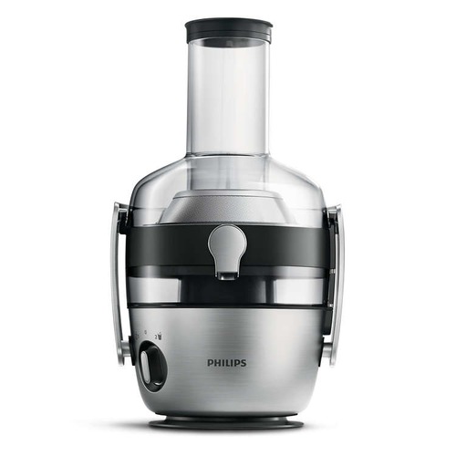 Соковыжималка PHILIPS HR1922/20, центробежная, серебристый и черный