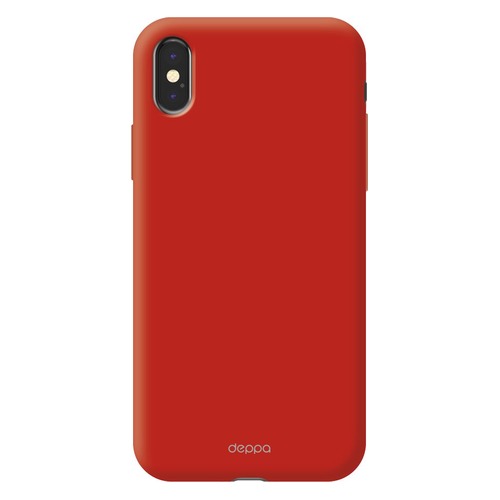 Чехол (клип-кейс) DEPPA Air Case, для Apple iPhone X/XS, красный [83324]