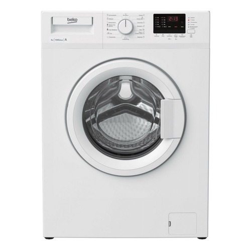 Стиральная машина BEKO WRE65P2BWW, фронтальная