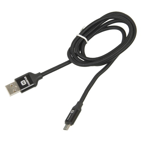 Кабель HARPER micro USB B (m), USB A(m), 1.0м, черный [brch-310]