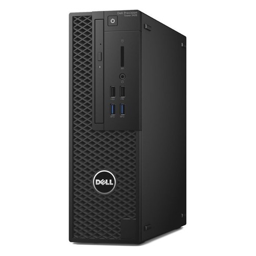 Рабочая станция DELL Precision 3420, Intel Core i5 6500, DDR4 8Гб, 1000Гб, Intel HD Graphics 530, DVD-RW, Linux Ubuntu, черный [3420-4490]