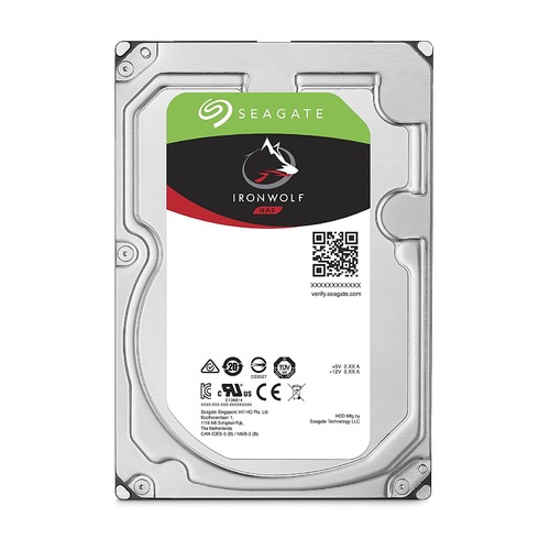 Жесткий диск SEAGATE Ironwolf ST6000VN0033, 6Тб, HDD, SATA III, 3.5"