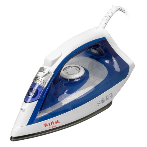 Утюг TEFAL FV1711E0, 1800Вт, синий/ белый [1830006582]