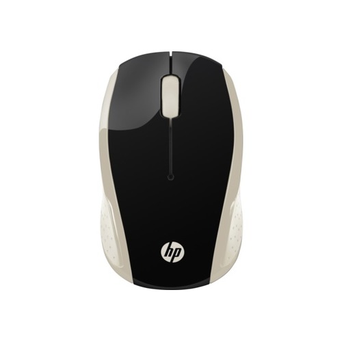 Мышь HP 200 Silk, оптическая, беспроводная, USB, золотистый [2hu83aa]