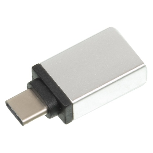 Адаптер REDLINE USB Type-C (m), USB 3.0 A(f), серебристый [ут000012622]