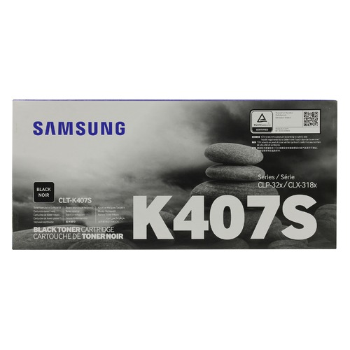 Картридж SAMSUNG CLT-K407S, черный [su132a]