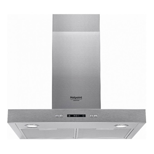 Вытяжка каминная Hotpoint-Ariston HHBS 6.7F LL X серебристый управление: кнопочное (1 мотор)