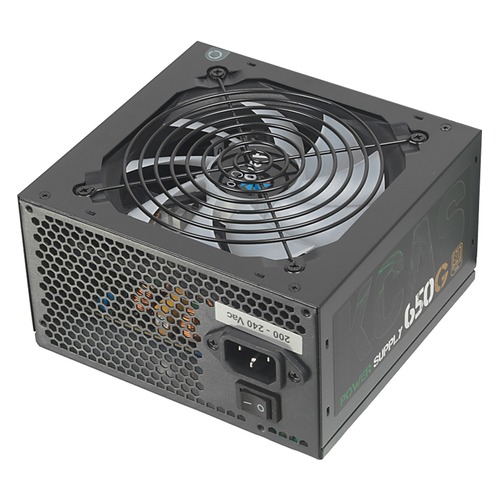 Блок питания AEROCOOL KCAS-650G, 650Вт, 120мм, черный, retail