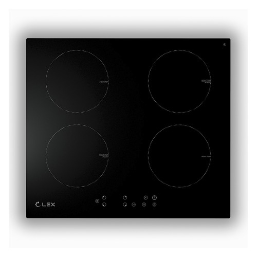 Индукционная варочная панель LEX EVI 640-1, индукционная, независимая, черный