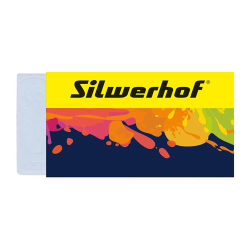 Набор ластиков Silwerhof dust-free 181122 Цветландия блистер (2шт) 12 шт./кор.