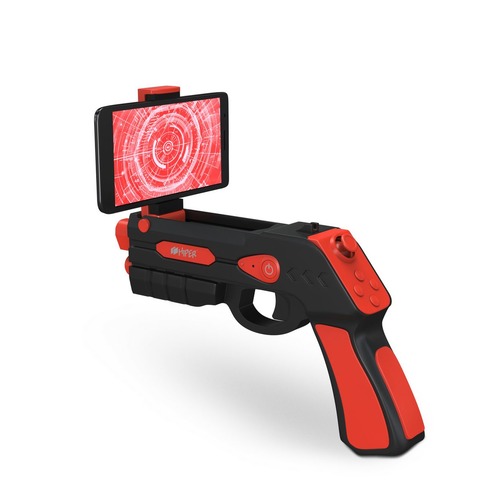 Пистолет виртуальной реальности HIPER VR ARGUN501, черный/красный