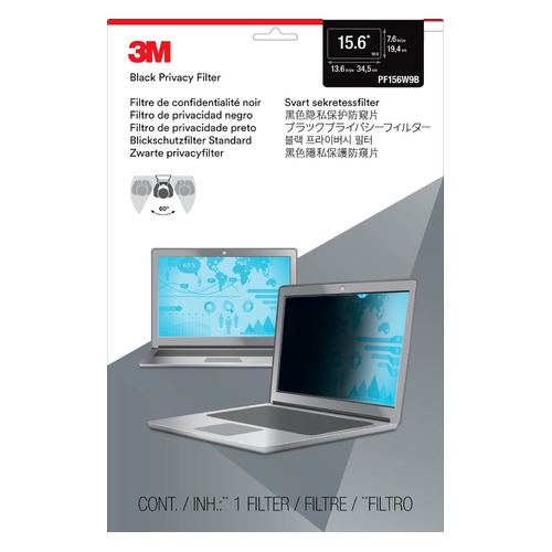 Пленка защиты информации 3M PF156W9B для ноутбука 15.6", 16:9, черный [7000014518]