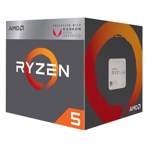 Процессор AMD Ryzen 5 2400G, SocketAM4, BOX [yd2400c5fbbox]