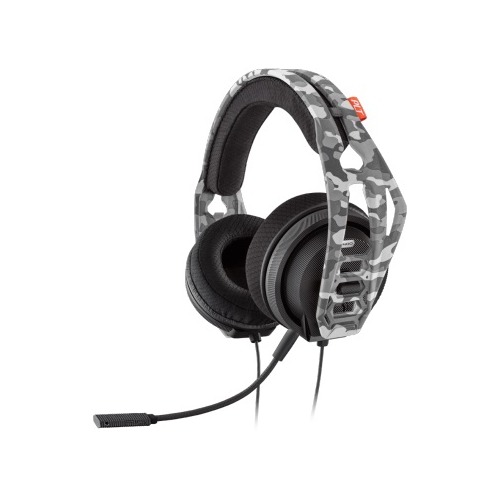 Гарнитура игровая PLANTRONICS 400HS Artic Camo, для компьютера и игровых консолей, мониторы, белый / камуфляж [210681-05]