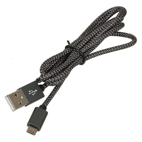 Кабель GINZZU GC-558UD, micro USB B (m), USB A(m), 1м, черный