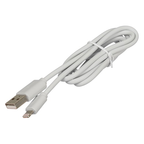 Кабель GINZZU Lightning (m), USB A(m), 1.0м, белый [gc-501w]