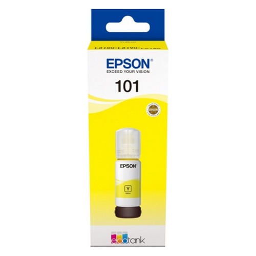 Картридж EPSON L101, желтый [c13t03v44a]