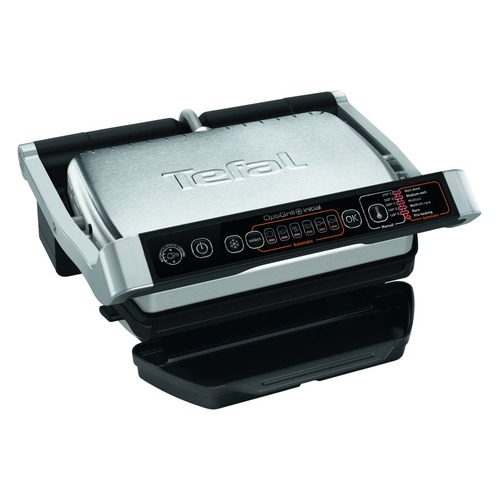 Электрогриль TEFAL Optigrill GC706D34, черный и серебристый [7211002945]