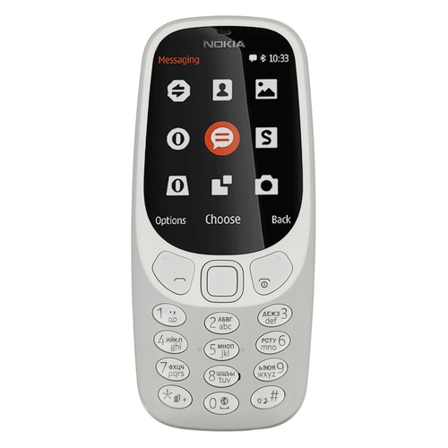 Мобильный телефон NOKIA 3310 dual sim 2017, серый