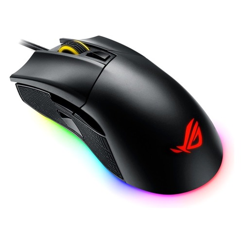 Мышь ASUS ROG Gladius II Origin, игровая, оптическая, проводная, USB, черный [90mp00u1-b0ua00]