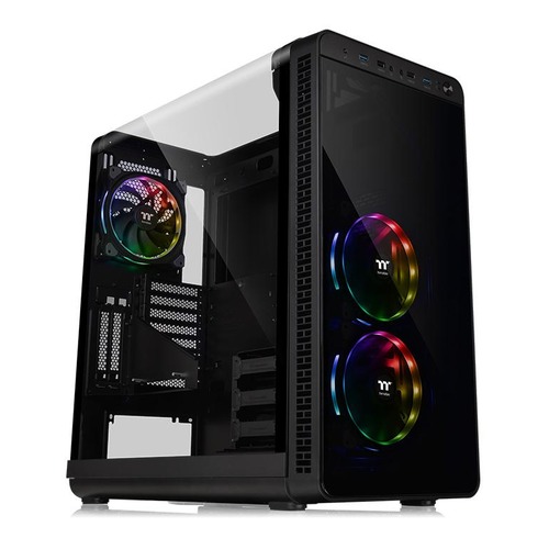 Корпус E-ATX THERMALTAKE View 37 RGB Plus, Midi-Tower, без БП, черный