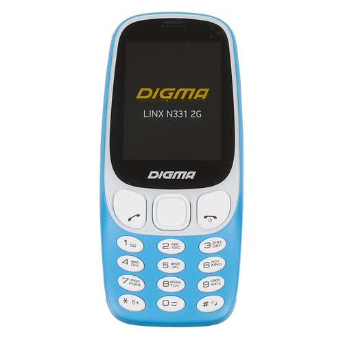 Мобильный телефон DIGMA Linx N331 2G, голубой