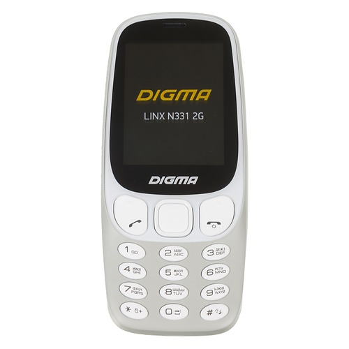 Мобильный телефон DIGMA Linx N331 2G, серый