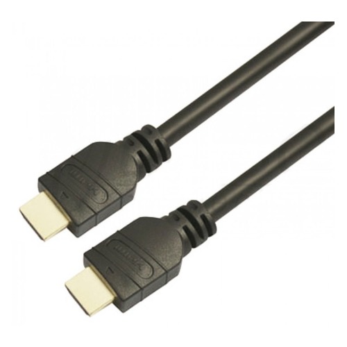 Кабель аудио-видео LAZSO WH-111, HDMI (m) - HDMI (m) , ver 2.0, 15м, GOLD черный