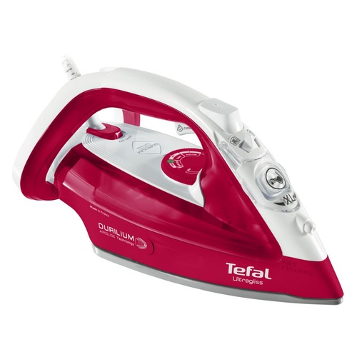 Утюг TEFAL FV4950E0, 2500Вт, белый/ красный [1830006857]