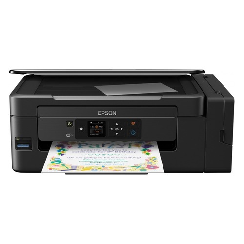 МФУ струйный EPSON L3070, A4, цветной, струйный, черный [c11cf47405]