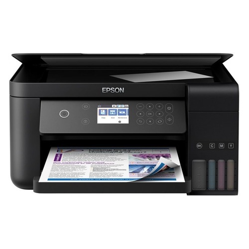 МФУ струйный EPSON L6160, A4, цветной, струйный, черный [c11cg21404]