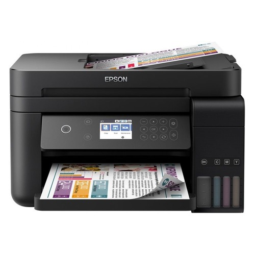 МФУ струйный EPSON L6170, A4, цветной, струйный, черный [c11cg20404]