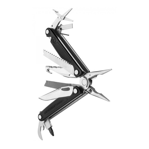 Мультитул LEATHERMAN Charge plus, 17 функций, серебристый [832516]