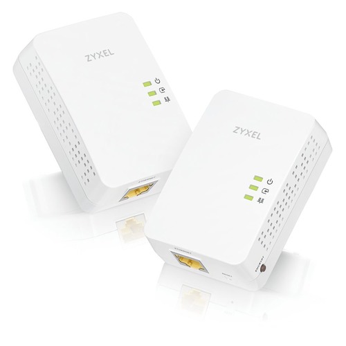 Сетевой адаптер PowerLine ZYXEL PLA5405V2 Ethernet, 2 шт. [pla5405v2-eu0201f]