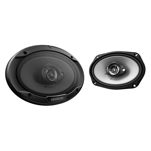 Колонки автомобильные KENWOOD KFC-S6966, коаксиальные, 400Вт, комплект 2 шт.