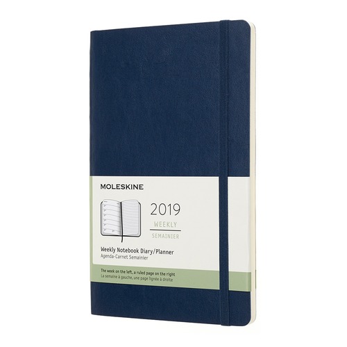 Еженедельник MOLESKINE Classic Soft WKNT, 144стр., синий сапфир [dsb2012wn3]