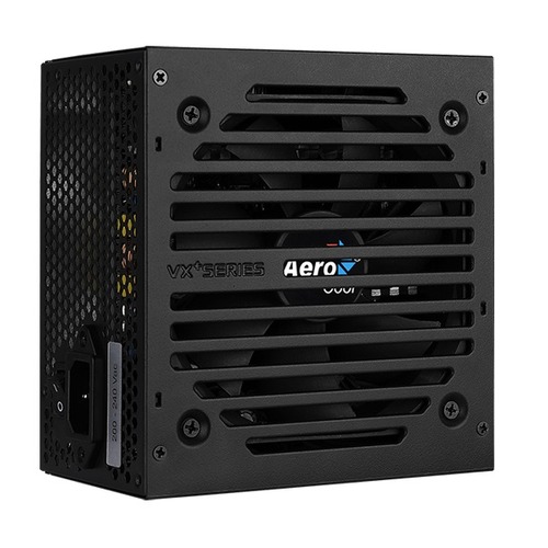 Блок питания AEROCOOL VX PLUS 650W, 650Вт, 120мм, черный, retail [vx-650 plus]