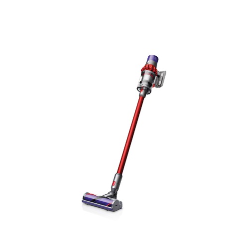 Ручной пылесос DYSON Cyclone V10 Motorhead (SV12), 525Вт, серебристый/красный