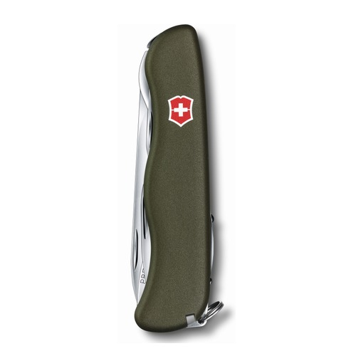 Складной нож VICTORINOX Outrider, 14 функций, 111мм, зеленый