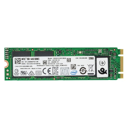 SSD накопитель INTEL 545s Series SSDSCKKW128G8X1 128Гб, M.2 2280, SATA III [ssdsckkw128g8x1 959549]